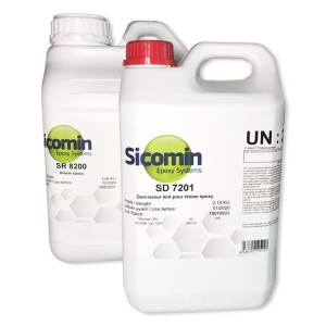 Résine époxy SR 8200 + Durcisseur lent SD 7201