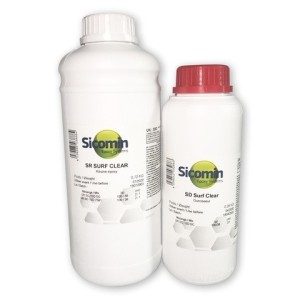 Résine époxy SR Surf Clear + Durcisseur Surf Clear Kit 5 kg