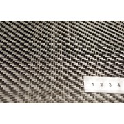 Carbon fibre HR 6 K AS4 Twill 2/2 280 g/m² width 120 cm