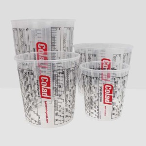 Measuring mixing cup