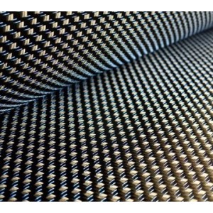 GGCu 300T Sergé Carbone Cuivre Bleu 300 g/m² en 100 cm de large