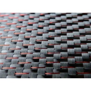 GGCu 300T Sergé Carbone Cuivre Rouge 300 g/m² en 100 cm de large