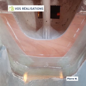 Biaxial de verre E Bx 450 en 125 cm de large