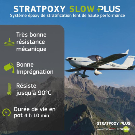 STRATPOXY SLOW PLUS - Résine époxy de stratification hautes performances