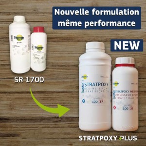 Résine époxy SR 1700 + Durcisseur standard SD 2803