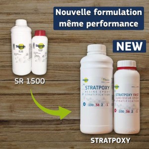 Résines époxy SR 1500 + Durcisseur lent SD 2503
