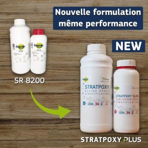 Résine époxy SR 8200 + Durcisseur standard SD 7403