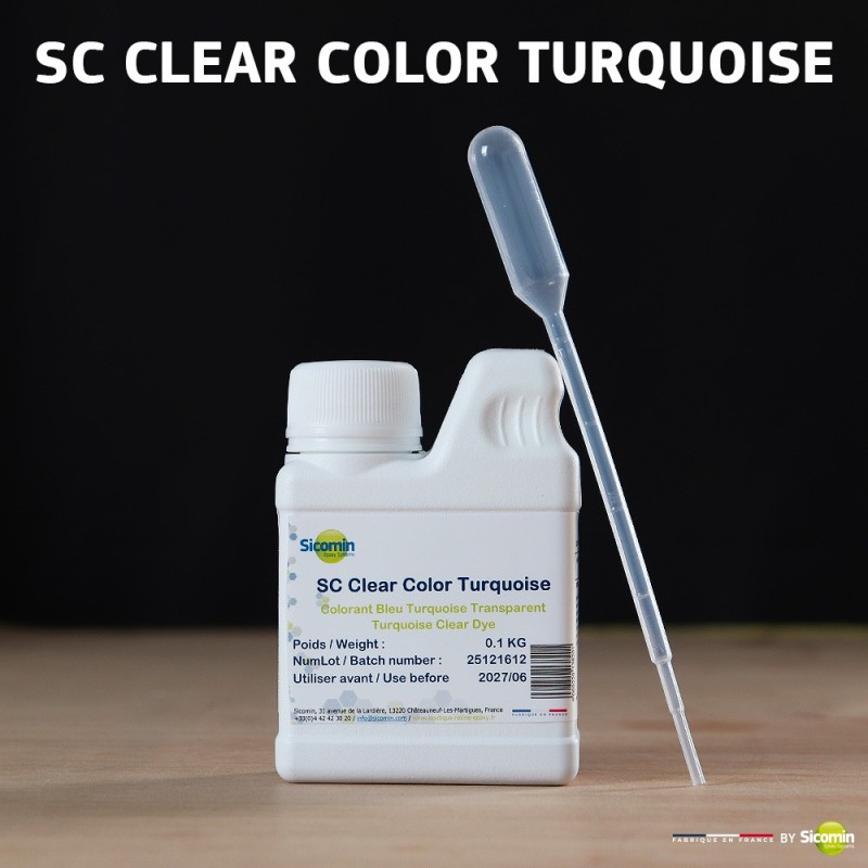 SC Clear Color Turquoise