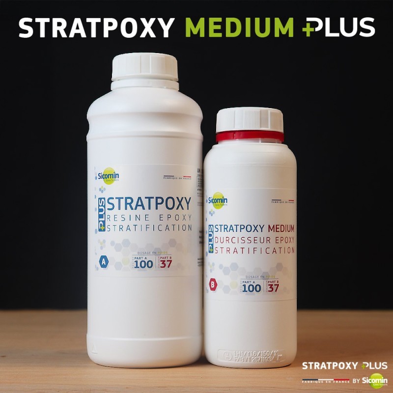 WOODPOXY FAST PLUS - Epoxy resin for wood lamination & bonding