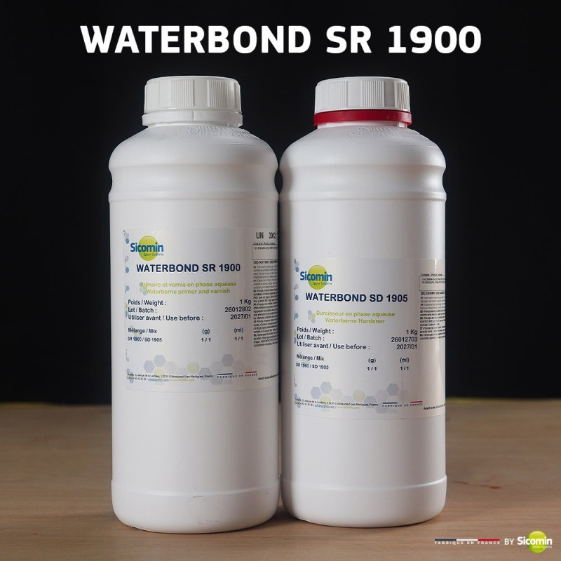 Résine époxy Waterbond SR 1900 + Durcisseur 1905 2 Kg