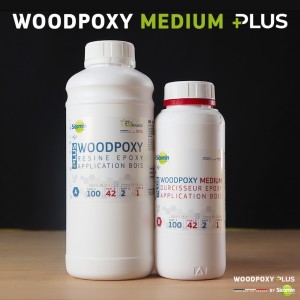 WOODPOXY FAST PLUS - Epoxy resin for wood lamination & bonding