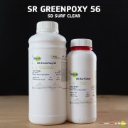 Résine époxy SR Greenpoxy 56 1kg + Durcisseur SD Surf Clear 0,37kg