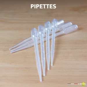 10 Graduated Pipettes – 3.1 ml, 15.4 cm for SC Clear Color