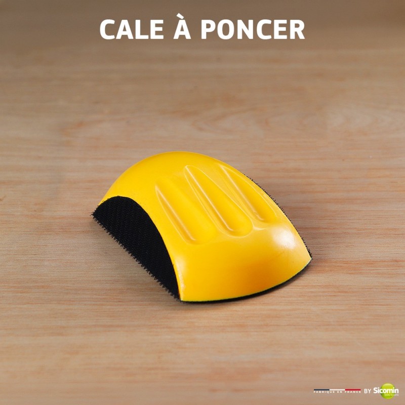 Cale à poncer pour disques diam 150mm 78x78x148mm velcro