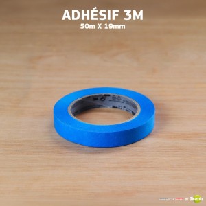 Adhesive 3M Blue 50m x 19mm (long lasting)