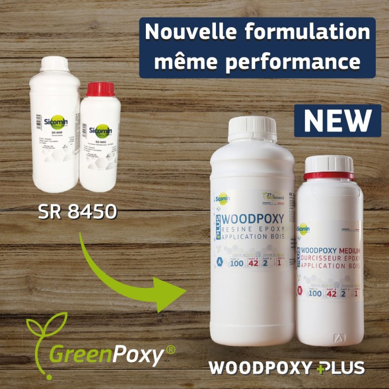 Résine époxy SR 8450 + Durcisseur standard SD 8453