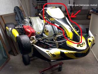 Creation of a fairing part Boutique résine époxy