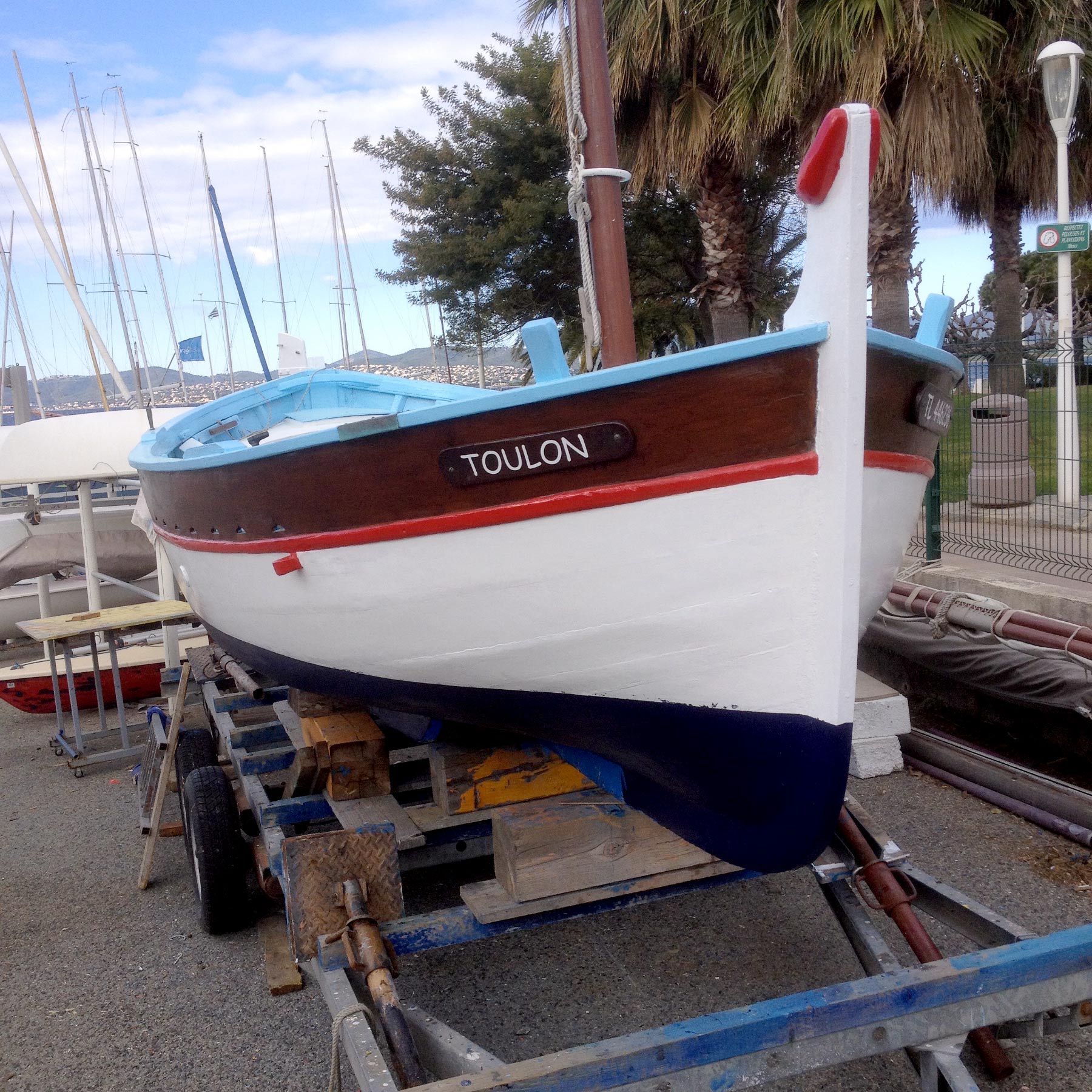 Réparation de "plaies" sur pointus en bois Boutique résine époxy