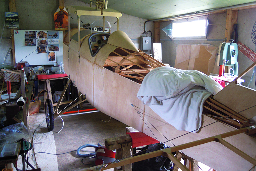 Construction of a microlight in epoxy Boutique résine époxy
