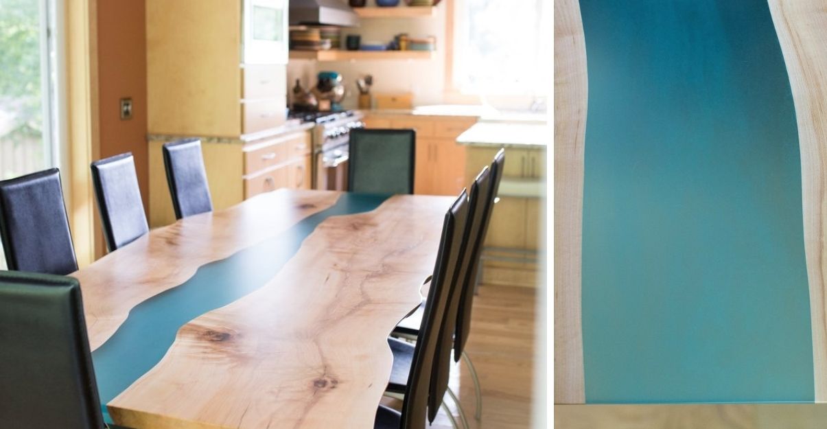 Table époxy : dans quel style de décoration l'intégrer ? Boutique résine époxy