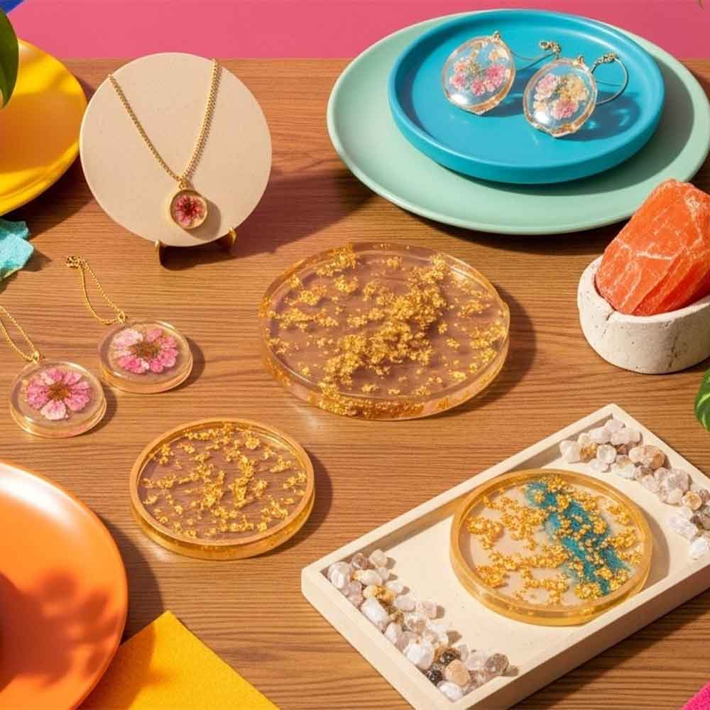 Top 5 des idées de réalisations en résine époxy avec des inclusions Boutique résine époxy